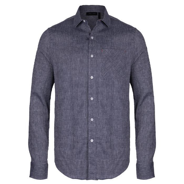 MEN FLEX LINEN SHIRT L/S