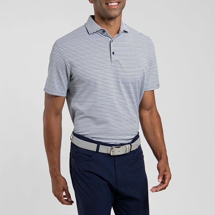 Men Lee Stripe Polo S/S